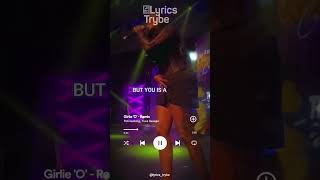 Patoranking ft Tiwa Savage  Girlie O Remix Lyrics lyricstrybe afrobeats [upl. by Omero]