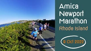 Running the Amica Newport Marathon  Rhode Island [upl. by Ramedlab]