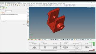 Simple CAD model mesh on Hyperworks student edition [upl. by Eislrahc830]