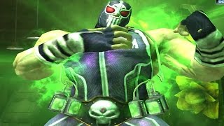 Injustice Gods Among Us  Luchador Bane Super Attack Moves iPad REMASTERED [upl. by Draude]