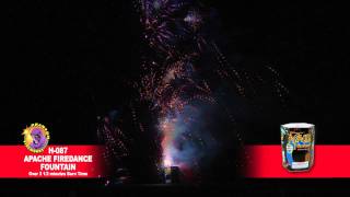 H087 Apache Firedance Fountain  Phantom Fireworks [upl. by Leemaj]