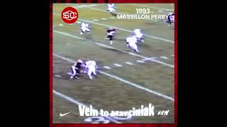 1993 🏈 Tim Marciniak OneHanded Catch 🆚 Massillon Perry  Steubenville Big Red [upl. by Niai]