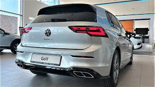 New Volkswagen Golf RLine 2023  Visual review [upl. by Gilberta]