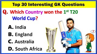 Top 30 Sports Gk Question and Answer  Sports Gk Questions and Answers  Sports GK Quiz in English [upl. by Gnim605]