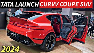 TATA LAUNCH CURVV COUPE SUV IN 2024  PRICE FEATURES LAUNCH DATE  UPCOMING CARS 2024 [upl. by Sparkie]