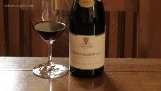 CrozesHermitage Grand Classique 2015 wine review [upl. by Breena138]