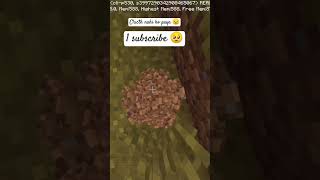 1 subscribe please 🥺 edit minecraft short [upl. by Plath809]