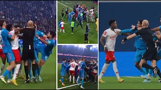 Crazy Fight between FC Zenit and Spartak Moscow Players  6 Red Card shown  Russian Cup [upl. by Barboza894]