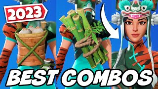 BEST COMBOS FOR TIGERESS SKIN 2023 UPDATED  Fortnite [upl. by Rednazxela]