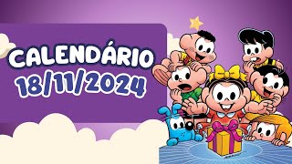 CALENDÁRIO DE 18 DE NOVEMBRO DE 2024 ALUNONOTADEZ10 ensinofundamental [upl. by Xylia]