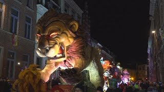 Carnaval Aalst 2017 montage stoet [upl. by Nomelihp891]