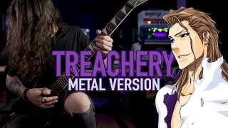 TREACHERY Aizen Theme From BLEACH  ORIGINAL METAL COVER by Rocco Minichiello [upl. by Euqirdor]