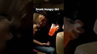 Drunk hungry girl at McDonalds drive thru drunk mcdonalds restaurant girl [upl. by Cooperman430]