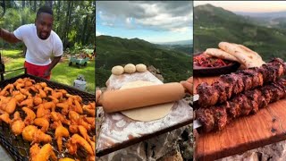 StuffedTenderloinSkewers🥩🌿Food Videos I Felix Reacts to Cooking Videos [upl. by Laden105]