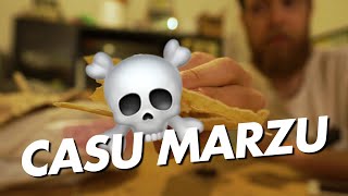 Je mange le fromage le plus DANGEREUX du monde CASU MARZU [upl. by Tildi]