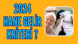 2024te Hanede Kişi Başına Düşen Gelir Kriteri Ne Olacak  Evde Bakım Maaşı İçin Önemli [upl. by Gareri]