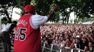 Chance the Rapper feat Twista at Lollapalooza  Shot by NICKYFILMS [upl. by Lisab]