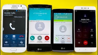 Mobile Calls on Phones Samsung Galaxy Grand GTi9082 LG G4s LGH324 Redmi 4X [upl. by Erdnoid]