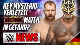 Rey Mysterio verletzt Seth Rollins spricht über Dean Ambrose  WWE NEWS 282019 [upl. by Ahsyle]