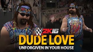 WWE 2K16 Dude Love Entrance [upl. by Ferrell381]