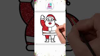 Disegno di Babbo Natale 😃 santaclaus drawing shorts art disegno diy diycrafts santa [upl. by Diann297]