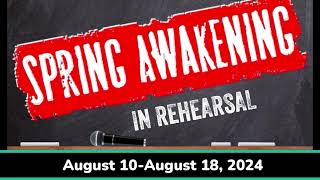 Spring Awakening at Algonquin Arts Theatre August 1018 2024 [upl. by Agnola]