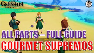 Full Guide The Gourmet Supremos  All Quests  Genshin Impact [upl. by Bloch]