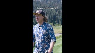 Golfing with professional skiers at Palisades Tahoe [upl. by Kirimia]