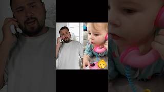 Mit BABY TELEFONIEREN 20😂comedy dennome funny memes [upl. by Sinoda]