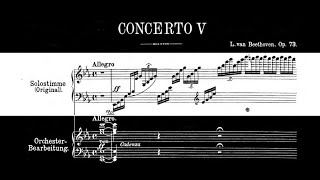 Beethoven Piano Concerto No 5 Op 73 quotEmperorquot  in E flat HOROWITZ Vladimir [upl. by Corene]