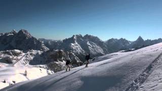 Sci alpinismo  Sappada Dolomiti [upl. by Odlopoel727]