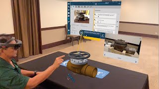 US Navy ship board maintenance and training with Manifest® augmented reality software [upl. by Benil473]