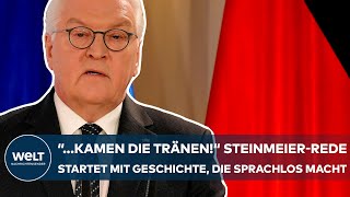 PUTINS KRIEG quot kamen die Tränenquot SteinmeierRede startet mit Geschichte die sprachlos macht [upl. by Prosperus]