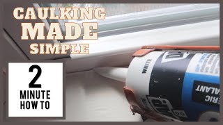 Caulking A WindowHow To Silicone Around A WindowHow To Caulk Around A Window Simple amp Easy [upl. by Carol-Jean]