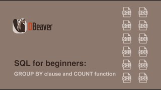 Learn SQL GROUP by clause and COUNT function [upl. by Enelaehs]