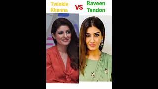 Twinkle Khanna Vs Raveena Tandonshortsviralvideotwinklekhannaraveenatandon [upl. by Eema]