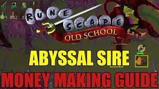 Abyssal Sire Money Making Guide  Old School RuneScape [upl. by Ahsenat]