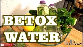 Natural Belly Slimming Detox Water  Recipes By Chef Ricardo [upl. by Erlin]