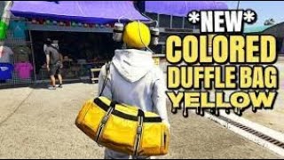 How To Get The Yellow Duffle Bag Glitch In GTA 5 Online After Patch [upl. by Wager]