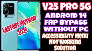 Vivo V25 Pro 5G l Android 14 l Frp Bypass Without Pc l Latest Method March 2024 l frp vivov25pro [upl. by Hutton401]