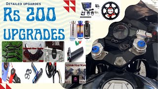 Rouser RS200 Modification RS200 Upgrades Modify Accessories Rouser [upl. by Tadd230]