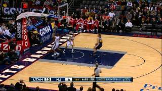 Deron Williams Steals and Serves It Up [upl. by Ifill105]