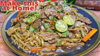 After Watching this❗You will not buy Noodles in the restaurant anymore💯👌Tastiest Miki noodles [upl. by Eelimaj]