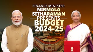 Budget 2024 Live FM Nirmala Sitharaman presents Budget 202425 in the Parliament [upl. by Ahsikram]