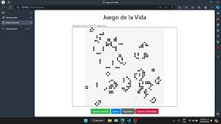 Simulación  Proyecto final  Juego De La Vida Con Autómatas Celulares [upl. by Learsi]