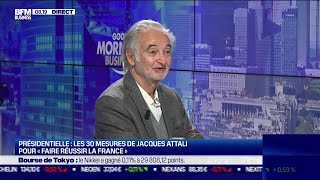 Jacques Attali Ecrivain  Les 30 mesures de Jacques Attali pour quotFaire réussir la Francequot [upl. by Berghoff176]