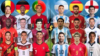 Portugal Germany Belgium vs Spain Argentina England  Legends Versus [upl. by Oswell]