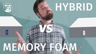 Memory Foam vs Hybrid Mattress  Which Is Best [upl. by Vins]