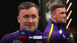 quotNow I can settlequot 😅  Luke Littlers reaction to QUALIFYING for the PL Darts playoffs [upl. by Lamp]