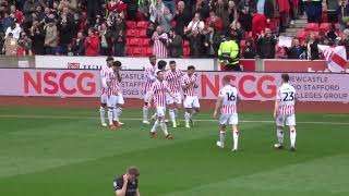 Stoke City  Million Manhoef Goal Celebrations vs Bristol City [upl. by Barby625]